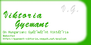 viktoria gyemant business card